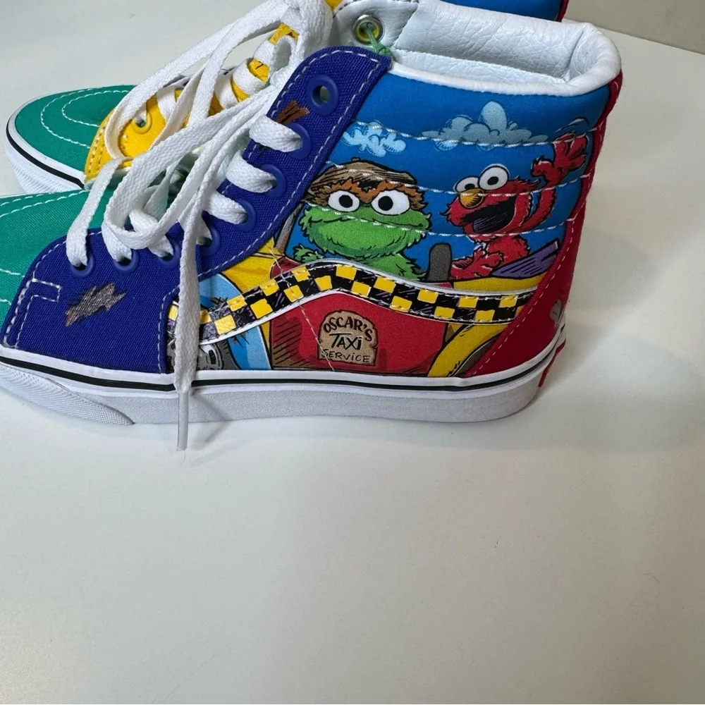 Vans Sesame Street Sk8-Hi 'Multi-Color size men 3.5 women 5